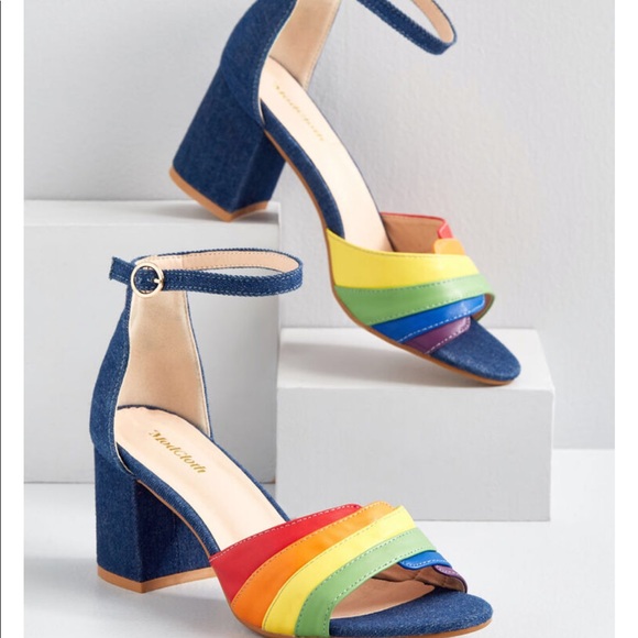 Modcloth Shoes - Rainbow heels